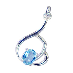 Cecilia Blue Pendant — Stunning Gemstone Jewelry