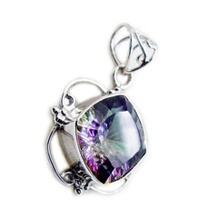 Cecilia Multicolor Pendant - Vibrant Gemstone Charm