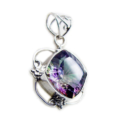 Cecilia Multicolor Pendant - Vibrant Gemstone Charm Mystic Quartz multicolor Multicolor
