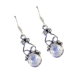 Cecilia White Dangle Earrings with Elegant Design