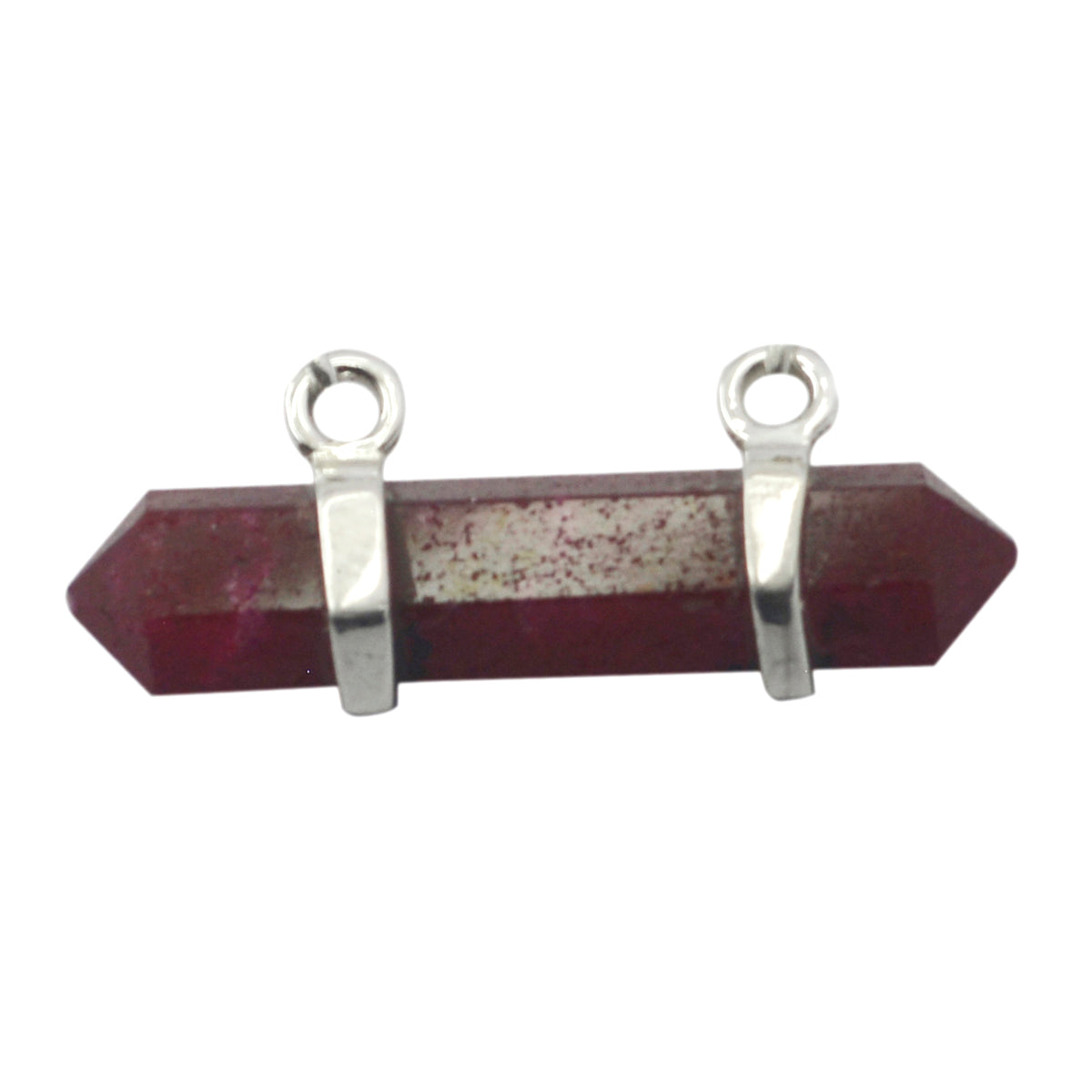 Charlotte Red Pendant - Stylish Gemstone Jewellery Indian Ruby Red Red