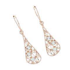 Chloe Blue Dangle Earrings - Elegant Fashion Statement