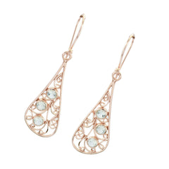 Chloe Blue Dangle Earrings - Elegant Fashion Statement