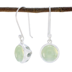 Chloe Green Dangle Earrings for Stylish Looks Prehnite Green Dangle