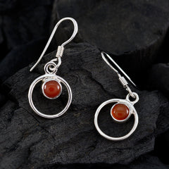 Chloe Red Dangle Earrings for Stylish Everyday Wear