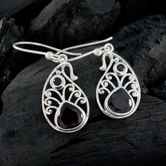 Chloe Red Dangle Earrings for Stylish Elegance