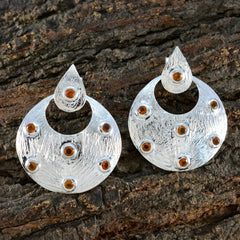 Xiu Chunky Stud Earrings with Vibrant Gemstones