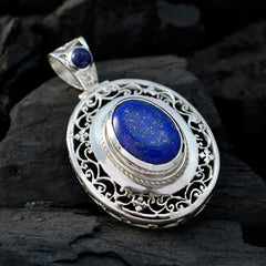 Claire Blue Art-Deco Pendant for Stylish Jewelry Lovers