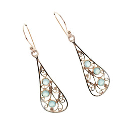 Claire Blue Featherlight Earrings for Stunning Style