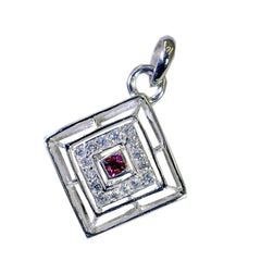 Claire Red Valentine Pendant – Stylish Gemstone Accessory