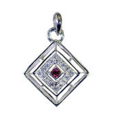 Claire Red Valentine Pendant – Stylish Gemstone Accessory Garnet Red Red