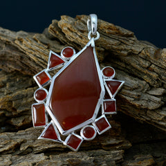 Clara Red Glamorous Statement Pendant