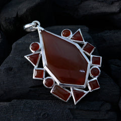 Clara Red Glamorous Statement Pendant