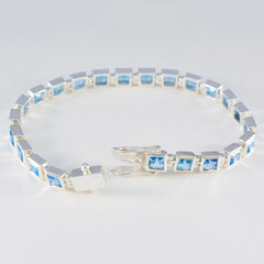 Olivia Classic Blue Tennis Bracelet for Glamorous Style