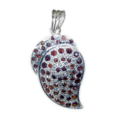 Natalie Classic Fairytale Jewelry Pendant Garnet Red Red