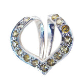 Ananya Classic Yellow Pendant Necklace for Everyday Glam Citrine Yellow Yellow