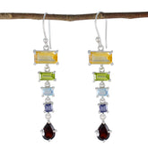 Penelope Colorful Dangle Earrings for Everyday Wear Multi multicolor Dangle
