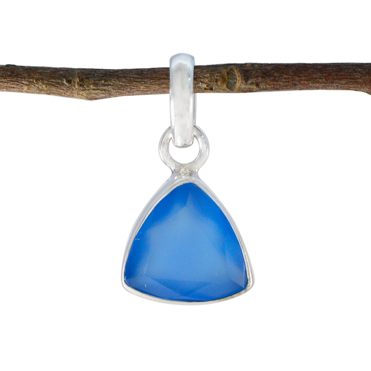 Sofía Colorful Gemstone Jewelry Pendant for Every Occasion Blue Chalcedony Blue Blue