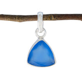 Sofía Colorful Gemstone Jewelry Pendant for Every Occasion Blue Chalcedony Blue Blue