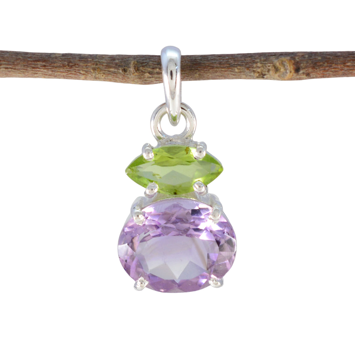 Zoey Colorful Gemstone Pendant India for Everyday Glam Multi Stone multicolor Multicolor