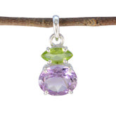 Zoey Colorful Gemstone Pendant India for Everyday Glam Multi Stone multicolor Multicolor