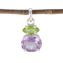 Zoey Colorful Gemstone Pendant India for Everyday Glam Multi Stone multicolor Multicolor