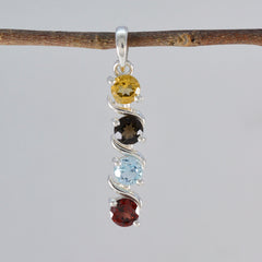 Zoe Colorful Pendant for Gifts - Gemstone Delight