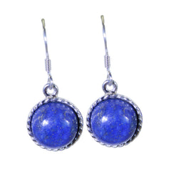 Constanza Blue Dangle Earrings for Everyday Glam Lapis Lazuli Blue Dangle