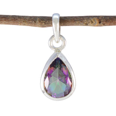 Wen Contemporary Fashion Jewelry Pendant with Gemstone Mystic Quartz multicolor Multicolor
