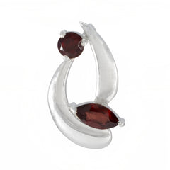 Pauline Contemporary Gemstone Pendant in Silver