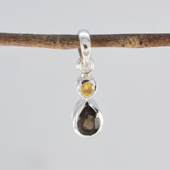 Yan Contemporary Minimalist Pendant with Gemstones