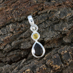 Yan Contemporary Minimalist Pendant with Gemstones