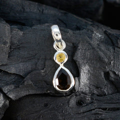 Yan Contemporary Minimalist Pendant with Gemstones