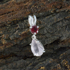 Haruka Contemporary Minimalist Pendant with Gemstone