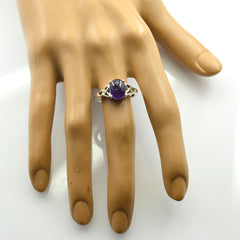 Haruka Contemporary Purple Solitaire Ring
