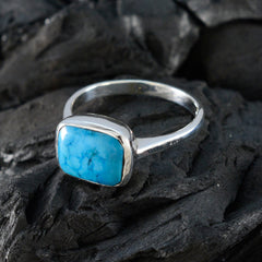 Zazlle Contemporary Turquoise Solitaire Ring