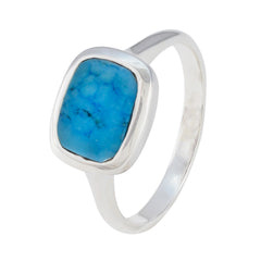 Zazlle Contemporary Turquoise Solitaire Ring