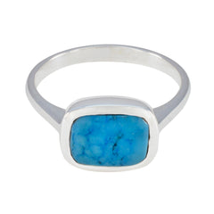 Zazlle Contemporary Turquoise Solitaire Ring Turquoise Blue