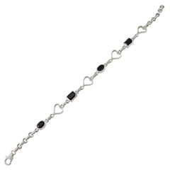 Lucy Dainty Black Bracelet for Everyday Elegance