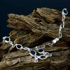 Ella Dainty Black Link Bracelet for Everyday Glam