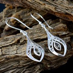 Camila Dainty Brown Solitaire Earrings for Everyday Wear