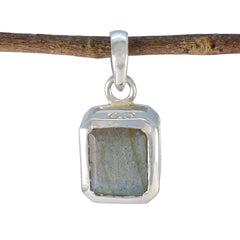 Lourdes Dainty Engagement Pendant Jewelry for Everyday Glam Labradorite Grey Grey