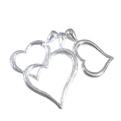 Dayana Dainty Fairytale Pendant Heart Charm Necklace Plain Plain Plain