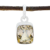 Pilar Yellow Engagement Dainty Pendant Citrine Yellow Yellow