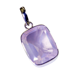 Lucia Dainty Gemstone Necklace Pendant with Purple Stone