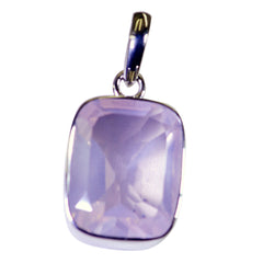 Lucia Dainty Gemstone Necklace Pendant with Purple Stone