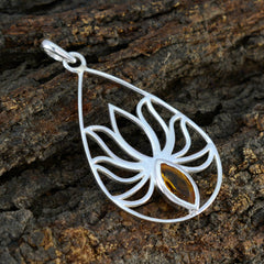 Ellie Dainty Gemstone Necklace with Lotus Design