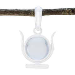 Katarina Dainty Gemstone Pendant for Everyday Glam Crystal Quartz White White