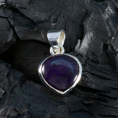 Pilar Dainty Gemstone Pendant in Amethyst Design