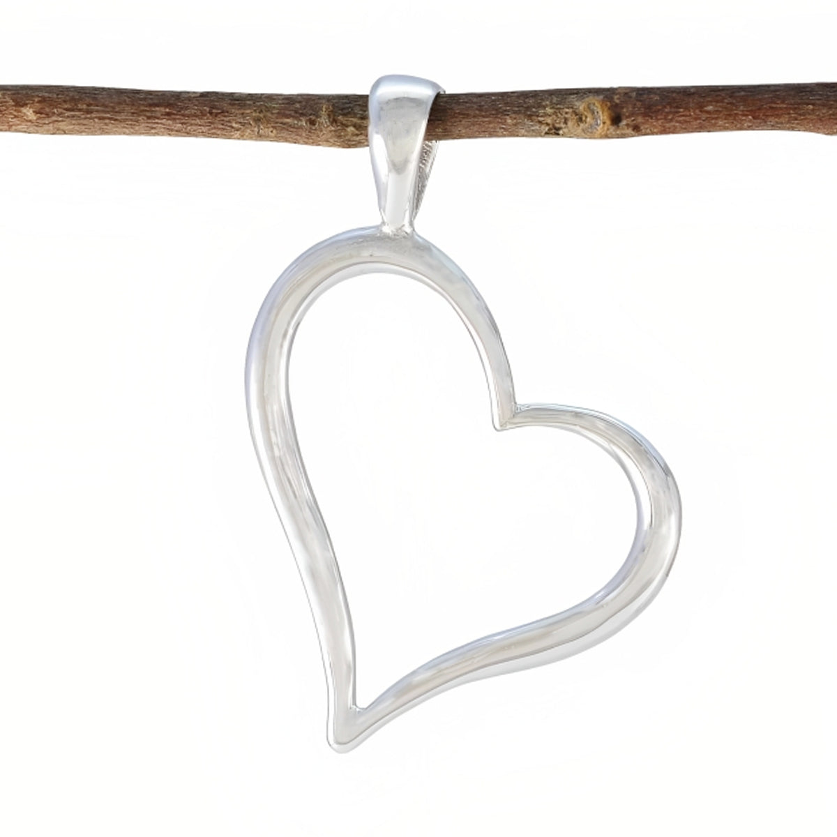 Zoe Dainty Heart Pendant - Elegant Everyday Jewelry Plain Plain Plain